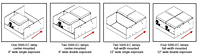 Dymax® 12 Inch (in) Wide UVCS SideCure Ultraviolet (UV) Curing Conveyor Systems - Side-Curing Configurations