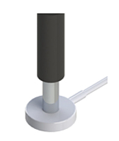 BlueWave® LED Prime using a 8 Millimeter (mm) Lightguide, Measured Directly on the Surface of the Radiometer