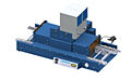 Dymax® Edge-Carry Series Ultraviolet (UV) Light-Curing Conveyor Systems - Two Fusion F300 lamp systems for 12" wide exposure
